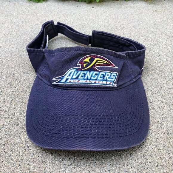 AFL Other - AFL Arena Football League Avengers Los Angeles Visor Hat Men's One Size Blue Cap